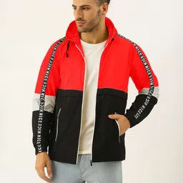 MOTREX Men Colourblocked Polyester PU Coated Pullover image 3