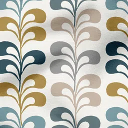 Living scapes by Pantaloons Green & White Floral 220 TC Single Bedsheet with 2 Pillow Covers image 3