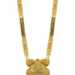 Anouk Gold-Plated Artificial Stones and Beads Mangalsutra-picture-21