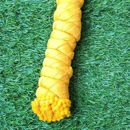 umangcreation Chiffon Solid Yellow Women Dupatta image 3