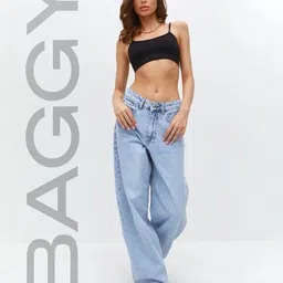 Aadvi Fashion Women Smart Wide Leg High-Rise Light Fade Stretchable Jeans-picture-27