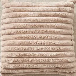 Home Centre Carrera Beige Striped Square Shaped Pre-Filled Cushion-image-50