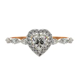 VALANOVA Women Sterling Silver Plated & Certified Lab Grown Diamond 0.73cts Ring-picture-26