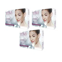 Lotus Herbals Set Of 3 Radiant Diamond Cellular Radiance Facial Kit- 37G Each image 1