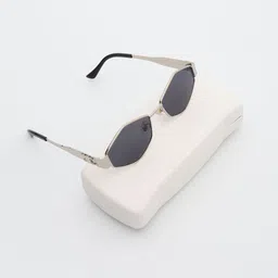 PELLE LUXUR Unisex Browline Sunglasses with UV Protected Lens PL25GS232-picture-41