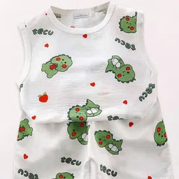 FOREVER FRIDAY Boys Printed Round Neck T-Shirt With Shorts-image-33