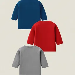 KidBee Infants Kids Pack Of 3 Printed Cotton Breathable Jhablas 1007-PL-JFS-3PC-A image 2