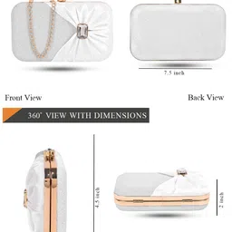 ADISA Embellished Box Clutch image 3