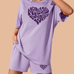 KSHS Women Printed Pure Cotton Night suit-image-18