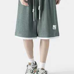 StyleCast x Revolte Men Mid-Rise Relaxed Fit Shorts-picture-35