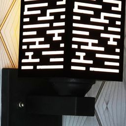 Gojeeva Brown Wood Square Wall Lamps-picture-31