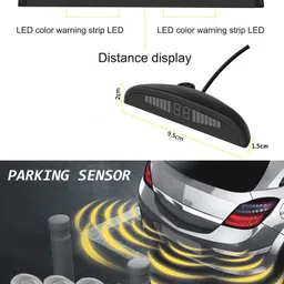 peeps store Universal 4 Silver Reverse Parking Sensor-PS25N595 Universal 4 Silver Reverse Parking Sensor-PS25N595 Parking Sensor image 4