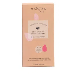 Mantra Herbal Anti-Ageing Night Cream With Bakuchiol & Saffron - 50ml image 2
