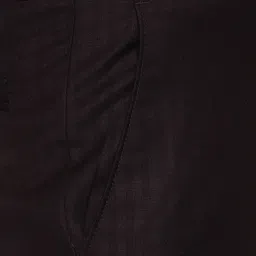 Van Heusen Men Black & Burgundy Self-Design Single-Breasted Slim-Fit 2-Piece Suit image 3