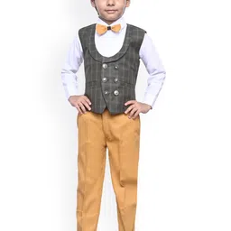 BAESD Boys Checked 3-Piece Suits-image-9