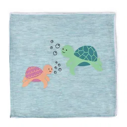 MiArcus Kids Pink & Purple 5-Pieces Printed Pure Cotton Reusable Face Towels image 5