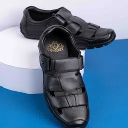 ATESBER by Inc.5 Men Leather Fisherman Sandals-picture-11