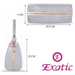 Exotic Textured Box Clutch image 4