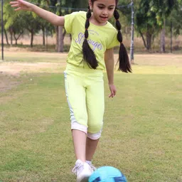 APPALUZO Girls Colourblocked Skinny Fit Capris image 2