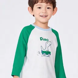 LULU & SKY Girls Printed Pure Cotton Applique T-shirt-image-90