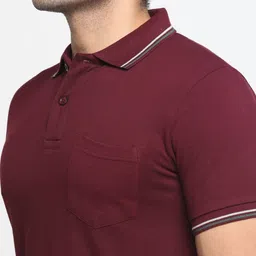 Masculino Latino Polo Collar Cotton T-shirt image 3