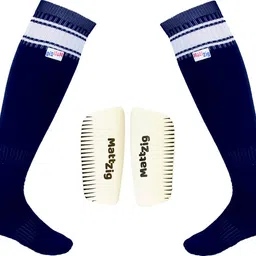 mattzig (One Pair Football Socks + One Pair Shin Guard) Football Kit-picture-23