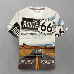 HELLCAT Boys 2 Printed Applique T-shirt image 3