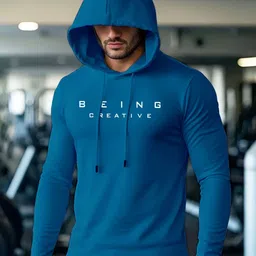 AUSK Men Typography Printed Hooded T-shirt-image-77