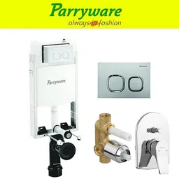 parryware Half Frame Concealed Cistern, with divater body upper part set of 1 pic 268 Dual Flush Tank-picture-38