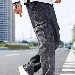 Niffar Fashion Men High-Rise Light Fade Stretchable Jeans image 3