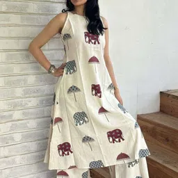 Moda Rapido Women Printed Regular Kurta with Palazzos-picture-21