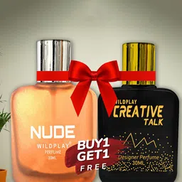 WILDPLAY Set Of 2 Nude & Creative Talk Long Lasting Eau De Parfum- 30 ml Each image 1