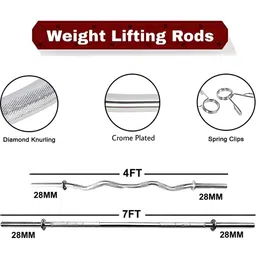 YMD Set Of 31 Rods & Plates Home Gym Combo image 4