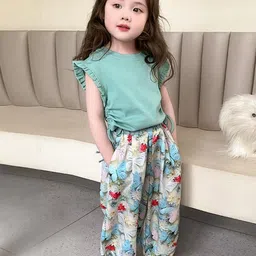 LULU & SKY Girls Top with Trousers image 2