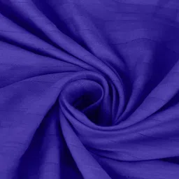 AJISH Navy Blue Striped 300 TC King Bedsheet with 2 Pillow Covers image 3