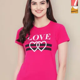 Metronaut Women Typography 3 Printed Applique T-shirt-picture-13