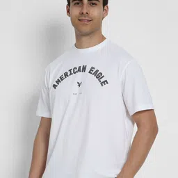 AMERICAN EAGLE OUTFITTERS Men Typography Printed Round Neck Cotton T-shirt image 4