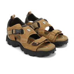 Woodland Men Suede Sandals-image-45