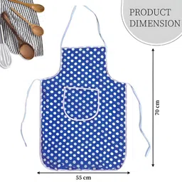 Aura 2-Pcs Blue & White Printed Waterproof Aprons image 2