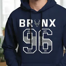 lripsome Men Full Sleeve Printed Hooded Sweatshirt image 3