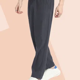 indiclub Men Relaxed Grey Corduroy Trousers image 3