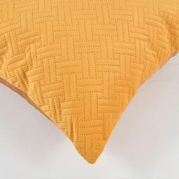 BIGGER FISH Yellow Set of 5 Velvet Rectangle Cushion Covers image 3