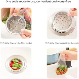 lozenge Kitchen Sink Plastic Pop-Up Strainer image 5