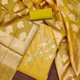 Maroosh Embellished Unstitched Dress Material-picture-30