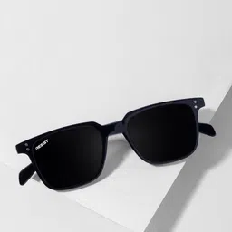 RESIST EYEWEAR Unisex Wayfarer Sunglasses with UV Protected Lens MILLER BLACK BLACK 4 image 3