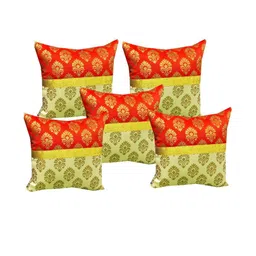 Pinkparot Artsilk 12x12 inch cushion cover set of 5 pcs-image-60