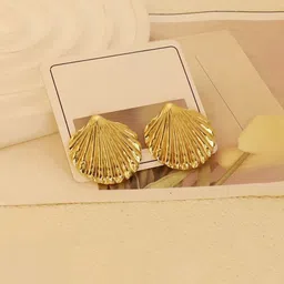 Designs & You Stainless Steel Gold-Plated Studs-picture-42