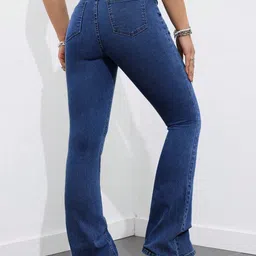 Outzidr Women Slim Fit Mid-Rise Jeans image 4