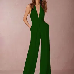StyleCast Women Solid V-Neck Basic Jumpsuit-picture-29