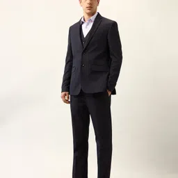 arrow Men 3-piece Solid Suit image 2